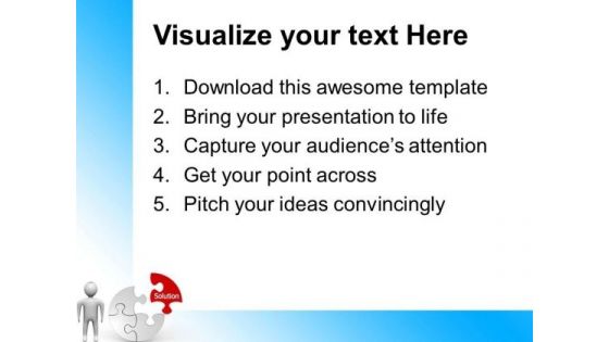 Circular Puzzle Solution Business PowerPoint Templates And PowerPoint Themes 0612