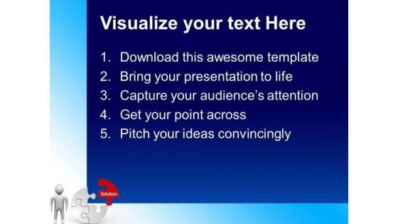 Circular Puzzle Solution Business PowerPoint Templates And PowerPoint Themes 0612
