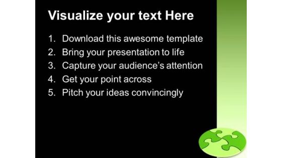 Circular Puzzle Success PowerPoint Templates And PowerPoint Themes 0712