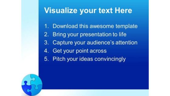 Circular Puzzle Teamwork PowerPoint Templates And PowerPoint Themes 0612
