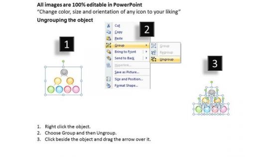 Circular Shaped Business Hierarchy Ppt Plan Consultant PowerPoint Templates