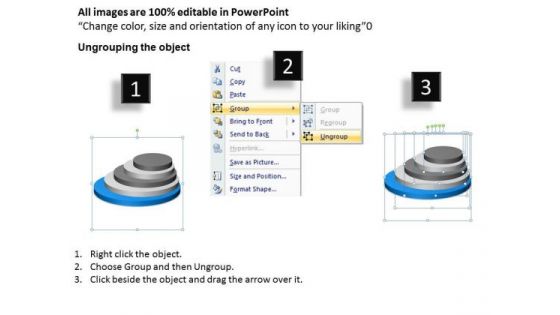 Circular Stack 5 Stages Business Process Ppt Building Plan PowerPoint Templates