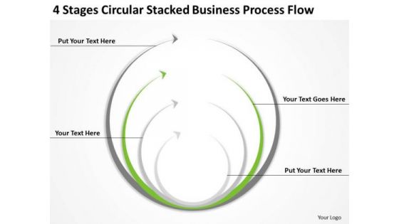 Circular Stacked Business Process Flow Ppt Action Plan Sample PowerPoint Templates