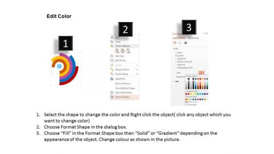Circular Steps Infographic Layout PowerPoint Templates