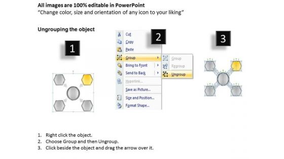 Circular Steps Interconnected Flow Chart Internet Business Plan PowerPoint Slides