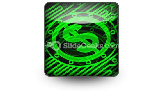 Ciruit With Dollar PowerPoint Icon S Ciruit With Dollar PowerPoint Icon S