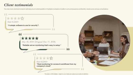 Client Testimonials Nubity Capital Funding Pitch Deck Background Pdf