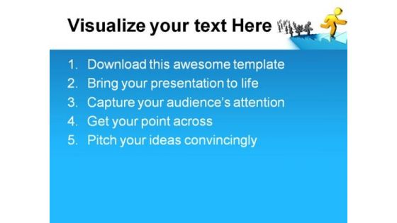 Climb Success PowerPoint Templates And PowerPoint Backgrounds 0511