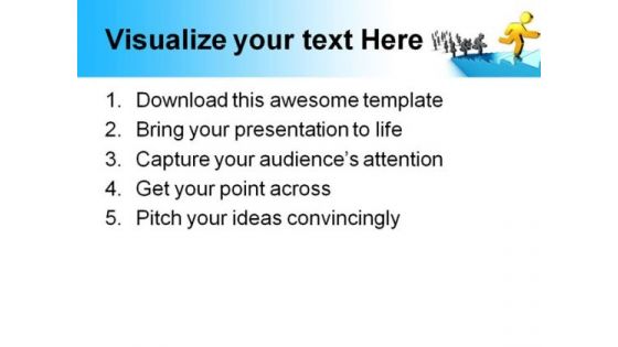 Climb Success PowerPoint Themes And PowerPoint Slides 0511