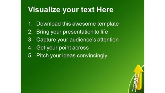 Climb The Path Of Growth And Success PowerPoint Templates Ppt Backgrounds For Slides 0613