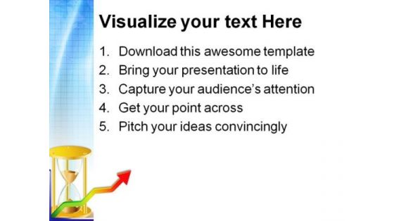 Clock Face And Graph Business PowerPoint Themes And PowerPoint Slides 0411