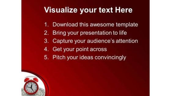 Clock With Finance Goal PowerPoint Templates Ppt Backgrounds For Slides 0413