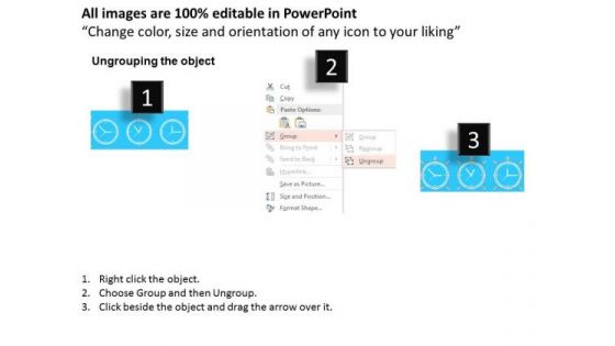 Clocks For Time Management And Planning PowerPoint Templates