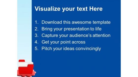 Cloud Computer Folder Internet PowerPoint Templates And PowerPoint Themes 0812