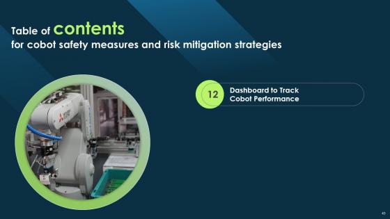 Cobot Safety Measures And Risk Mitigation Strategies Ppt Powerpoint Presentation Complete Deck With Slides