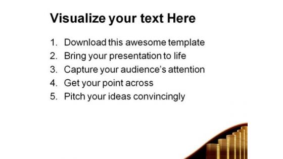 Coins Graph Business PowerPoint Themes And PowerPoint Slides 0511