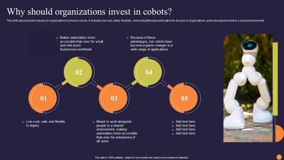 Collaborative Robots Revolutionizing Workforce Efficiency Ppt Powerpoint Presentation Complete Deck