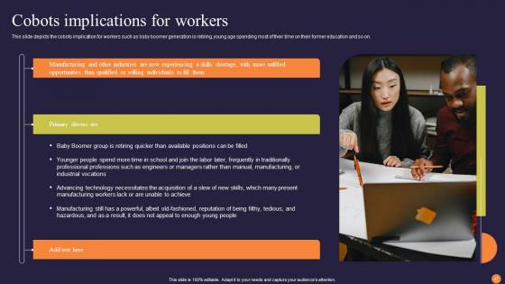 Collaborative Robots Revolutionizing Workforce Efficiency Ppt Powerpoint Presentation Complete Deck
