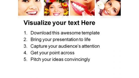Collage Beauty PowerPoint Themes And PowerPoint Slides 0711