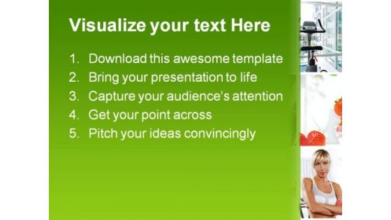 Collage Health PowerPoint Themes And PowerPoint Slides 0511