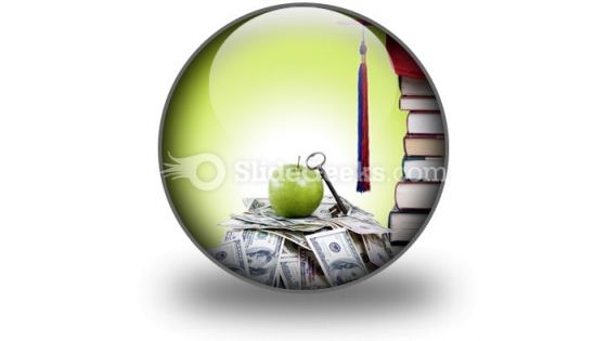 College Money PowerPoint Icon C