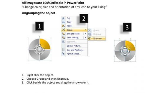 Collinear 4 Steps Interconnected Procedure Business Plans Sample PowerPoint Templates