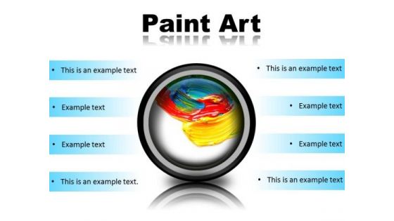 Color Paint Art PowerPoint Presentation Slides Cc