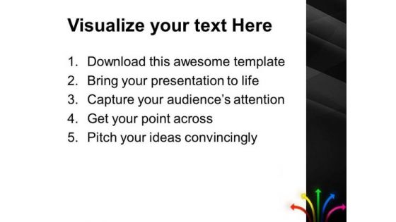 Colored Arrow Success PowerPoint Templates And PowerPoint Themes 0512