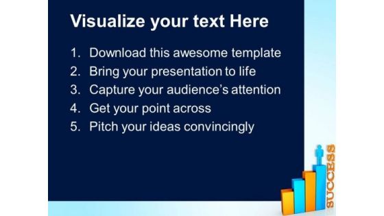 Colored Bar Graph With Person Business PowerPoint Templates And PowerPoint Themes 0512