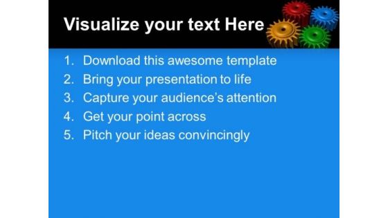 Colored Gearwheels PowerPoint Templates And PowerPoint Themes 0512