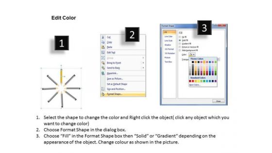 Colored Pencils Arranged In Circular Formation Ppt Business Plan Marketing PowerPoint Templates