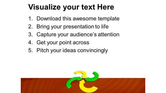 Colorful Arrows Pointing Inwards PowerPoint Templates And PowerPoint Themes 1112