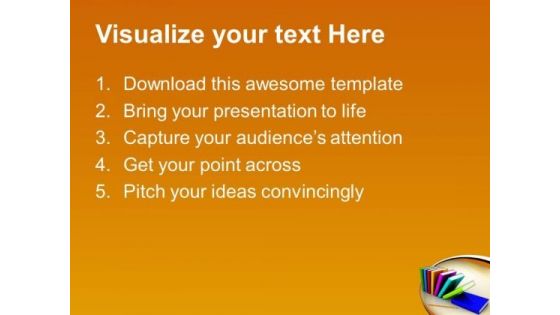 Colorful Books Future PowerPoint Templates And PowerPoint Themes 0812