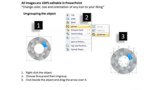 Colorful Concentric Process 7 Stages Business Plan Programs PowerPoint Slides