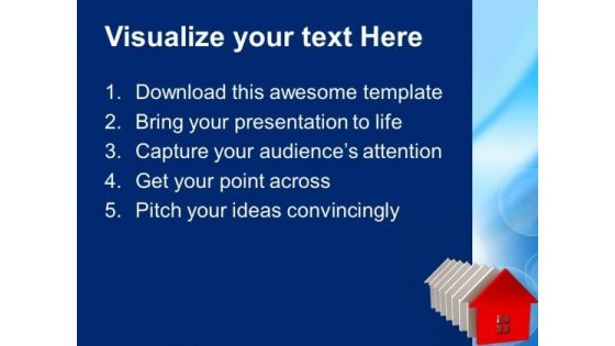 Colorful Houses Background PowerPoint Templates And PowerPoint Themes 0912