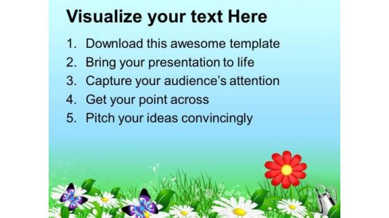 Colorful Image Of Nature Care PowerPoint Templates Ppt Backgrounds For Slides 0713