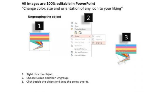 Colorful Infographics Element For Text Display PowerPoint Templates