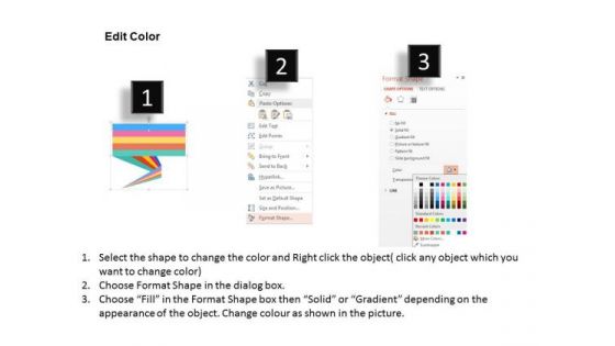 Colorful Infographics Element For Text Display PowerPoint Templates