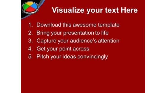 Colorful Pie Chart Statistical Data PowerPoint Templates Ppt Backgrounds For Slides 0313