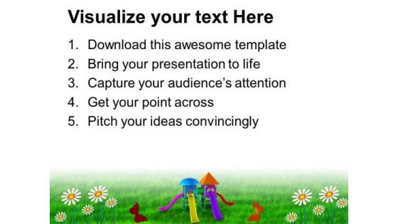 Colorful Playground With Game Theme PowerPoint Templates Ppt Backgrounds For Slides 0613