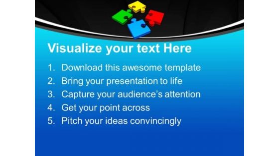 Colorful Puzzles Interlocking Finding Solution PowerPoint Templates Ppt Backgrounds For Slides 1212