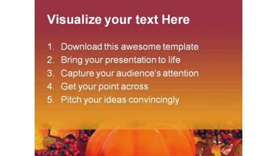 Colors Of Autumn Nature PowerPoint Templates And PowerPoint Backgrounds 0511