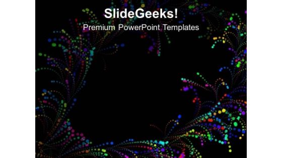 Colourful Band Dark Theme PowerPoint Templates Ppt Backgrounds For Slides 0413