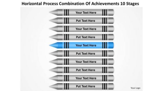 Combination Of Acheivements 10 Stages Ppt Massage Business Plan PowerPoint Slides