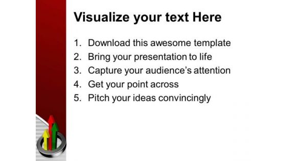 Come Out From Circle PowerPoint Templates Ppt Backgrounds For Slides 0513