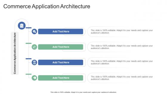 Commerce Application Architecture In Powerpoint And Google Slides Cpb