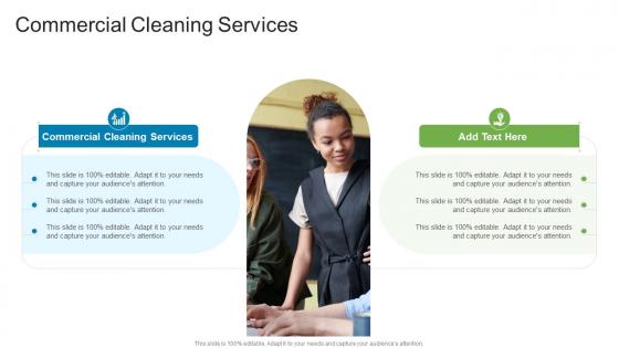 Commercial Cleaning Services In Powerpoint And Google Slides Cpb