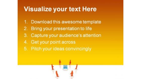 Communication Concept01 Computer PowerPoint Themes And PowerPoint Slides 0411