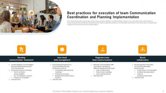 Communication Coordination And Planning Implementation Ppt PowerPoint Presentation Complete Deck