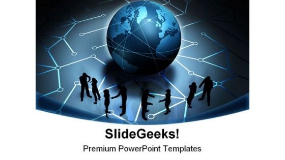 Communication People Business PowerPoint Templates And PowerPoint Backgrounds 0211